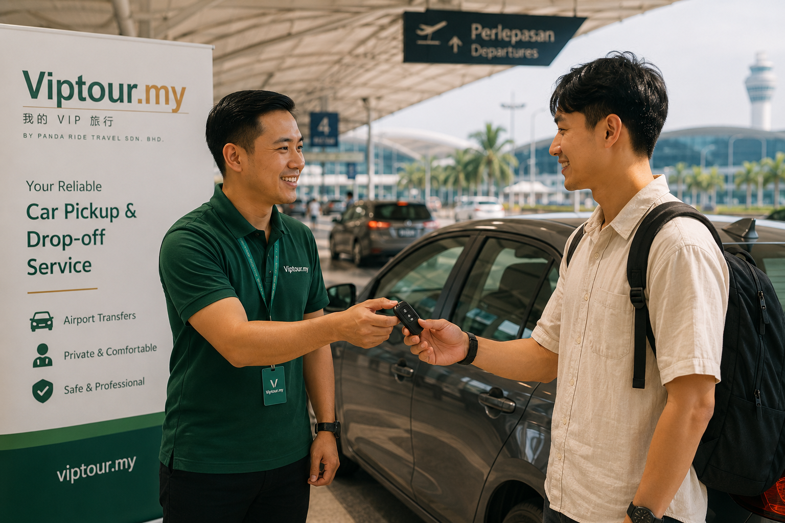 KLIA 国际机场取车点